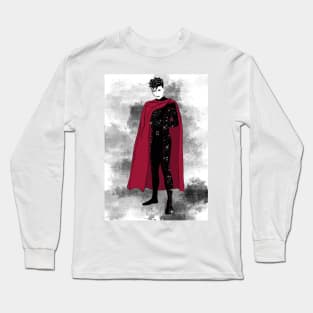 Black and red Long Sleeve T-Shirt